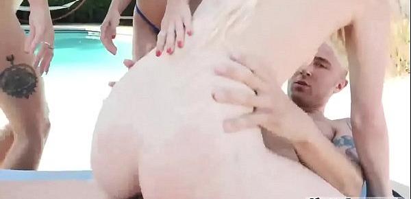  Teen groped and small pale first time Summer Pool Party